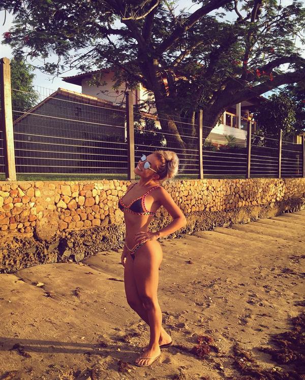 Malú Moreira in a bikini