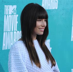 Jessica Biel at 2012 MTV Movie Awards, Los Angeles, June 3, 2012