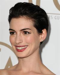 Anne Hathaway 24th Annual Producers Guild Awards at The Beverly Hilton Hotel in Beverly Hills January 26-2013 