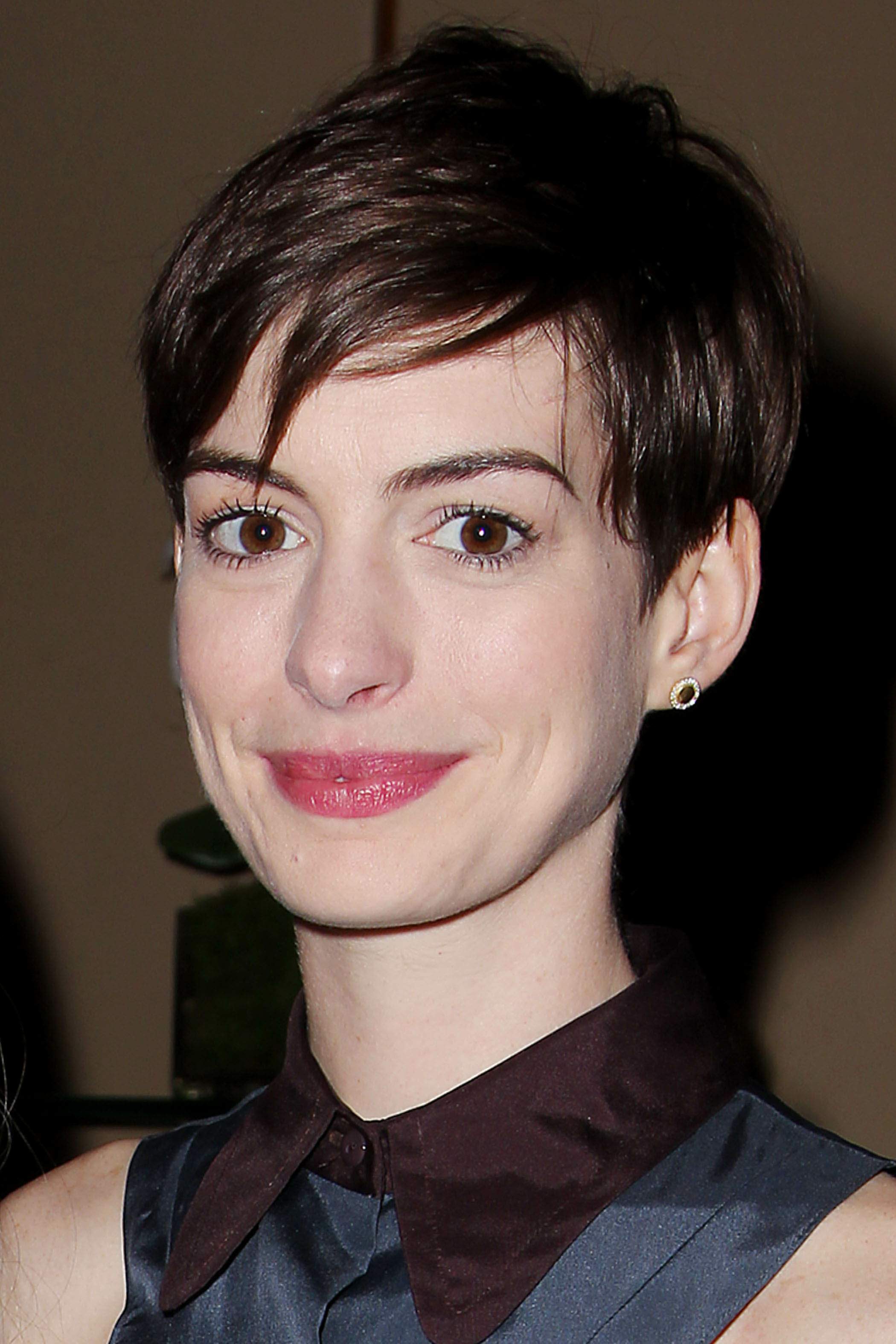 Anne Hathaway A Lunch to Celebrate Launch of 'LES MISERABLES at the Four Seasons Restaurant in NYC