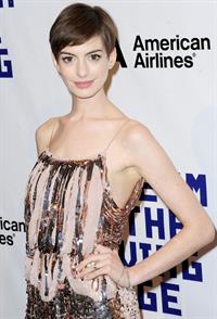 Anne Hathaway Attended the Museum of the Moving Image 27th Annual Black Tie Salute in New York Dec 11, 2012