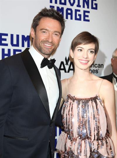Anne Hathaway Attended the Museum of the Moving Image 27th Annual Black Tie Salute in New York Dec 11, 2012
