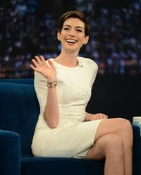 Anne Hathaway Late Night With Jimmy Fallon in New York December 11, 2012 