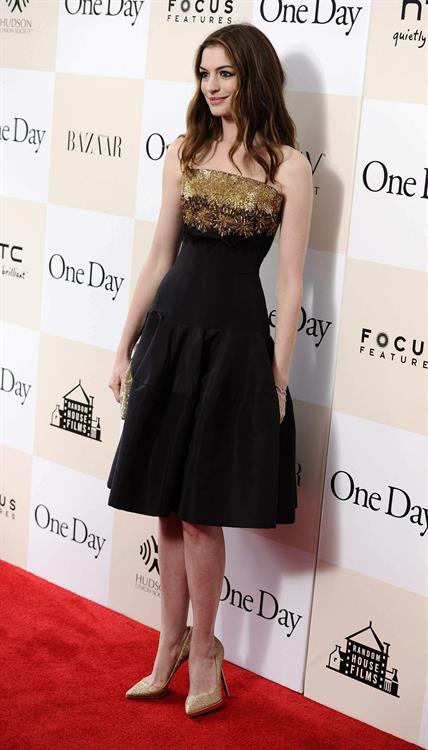 Anne Hathaway One Day Premiere in New York 8/8/2011 