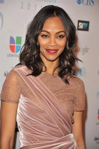 Zoe Saldana  14th Annual NHMC Impact Awards -- Beverly Hills, Feb. 25, 2011 