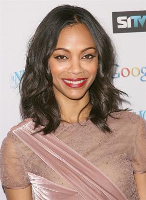 Zoe Saldana  14th Annual NHMC Impact Awards -- Beverly Hills, Feb. 25, 2011 
