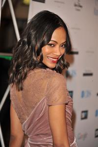 Zoe Saldana  14th Annual NHMC Impact Awards -- Beverly Hills, Feb. 25, 2011 