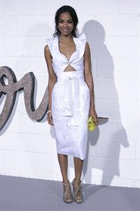 Zoe Saldana Chloe Los Angeles Boutique Opening Celebration April 23, 2009