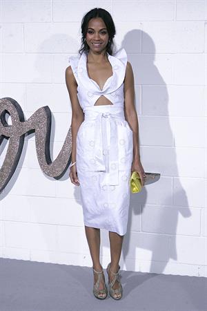 Zoe Saldana Chloe Los Angeles Boutique Opening Celebration April 23, 2009