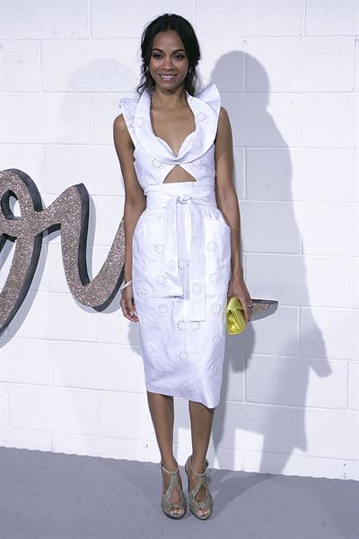Zoe Saldana Chloe Los Angeles Boutique Opening Celebration April 23, 2009