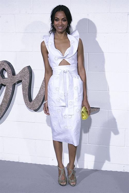 Zoe Saldana Chloe Los Angeles Boutique Opening Celebration April 23, 2009