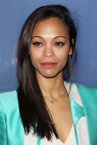 Zoe Saldana Prabal Gurung Fall 2012 Collection show February 11, 2012 in New York City 