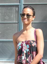 Zoe Saldana runs errands in LA August 5, 2011  