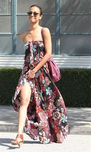 Zoe Saldana runs errands in LA August 5, 2011  
