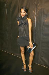 Zoe Saldana Louis Vuitton Collection during Paris Fashion Week October 7, 2009   