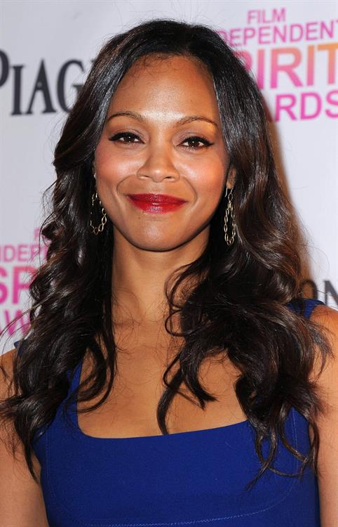Zoe Saldana 2013 Film Independent Spirit Awards Nominations Press Conference at the W Hollywood on November 27, 2013
