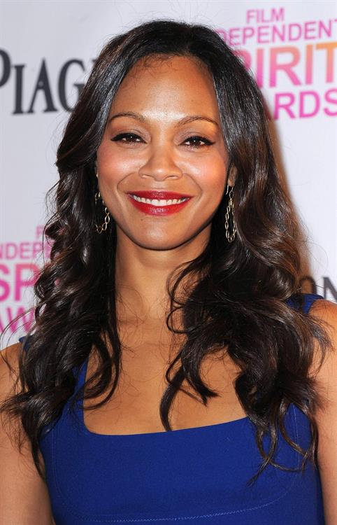 Zoe Saldana 2013 Film Independent Spirit Awards Nominations Press Conference at the W Hollywood on November 27, 2013