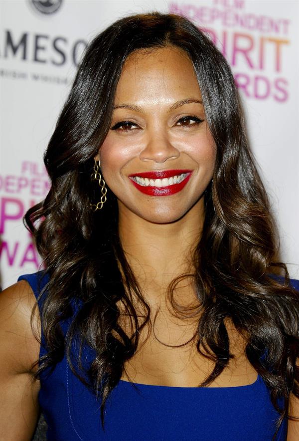 Zoe Saldana 2013 Film Independent Spirit Awards Nominations Press Conference at the W Hollywood on November 27, 2013