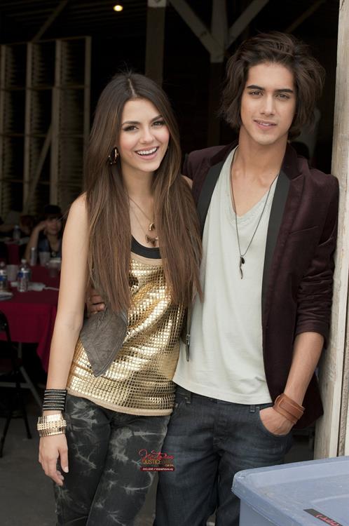 Victoria Justice fst 'Freak the Freak Out' music video set stills 2010 
