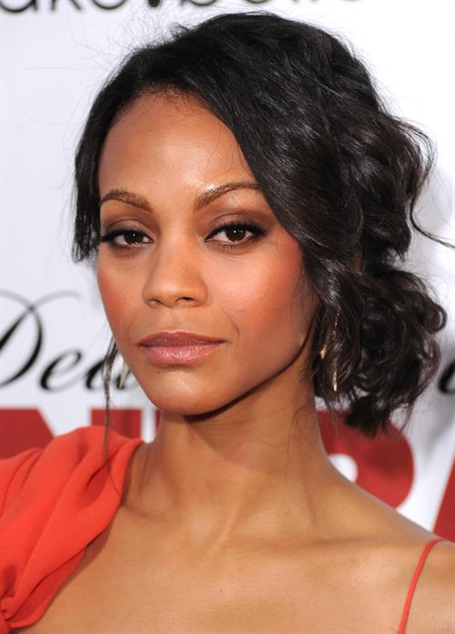 Zoe Saldana @ Death At A Funeral Los Angeles Premiere 12/04/10  