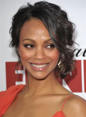 Zoe Saldana @ Death At A Funeral Los Angeles Premiere 12/04/10  