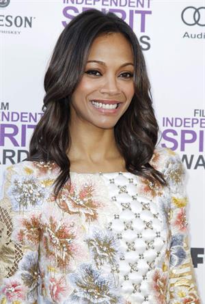 Zoe Saldana 2 Film Independent Spirit Awards in Santa Monica - February 25, 2012