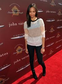 Zoe Saldana - John Varvatos 9th Annual Stuart House Benefit in Los Angeles March 11 2012. 