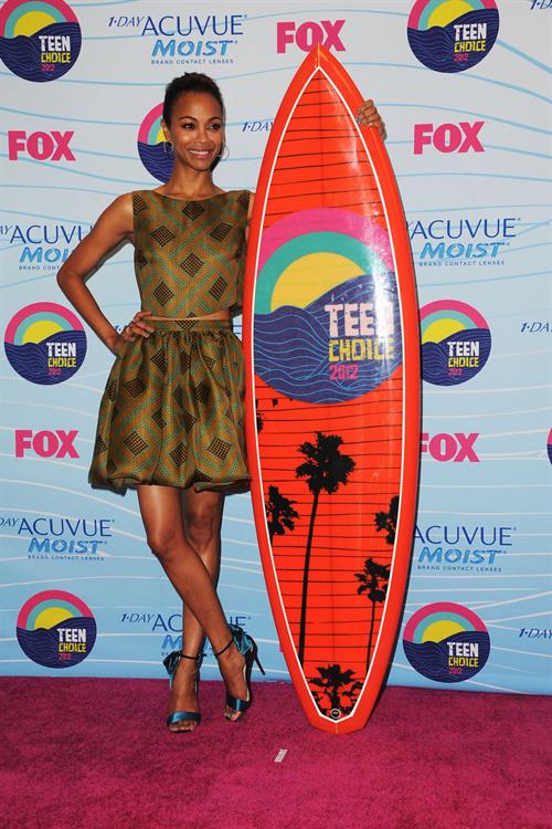 Zoe Saldana - 2012 Teen Choice Awards in Universal City (July 22, 2012)