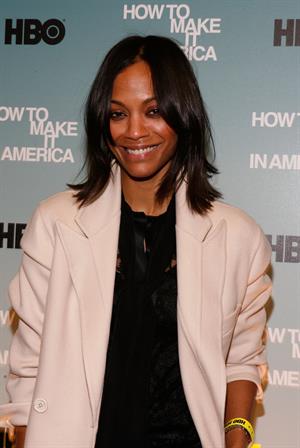 Zoe Saldana ''How To Make It In America'' Screening in NYC February 9, 2010  
