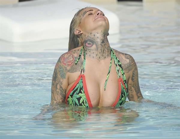 Jemma Lucy in a bikini