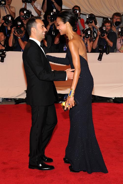 Zoe Saldana ''American Woman - Fashioning A National Identity'' Met Gala in NYC May 3, 2010  