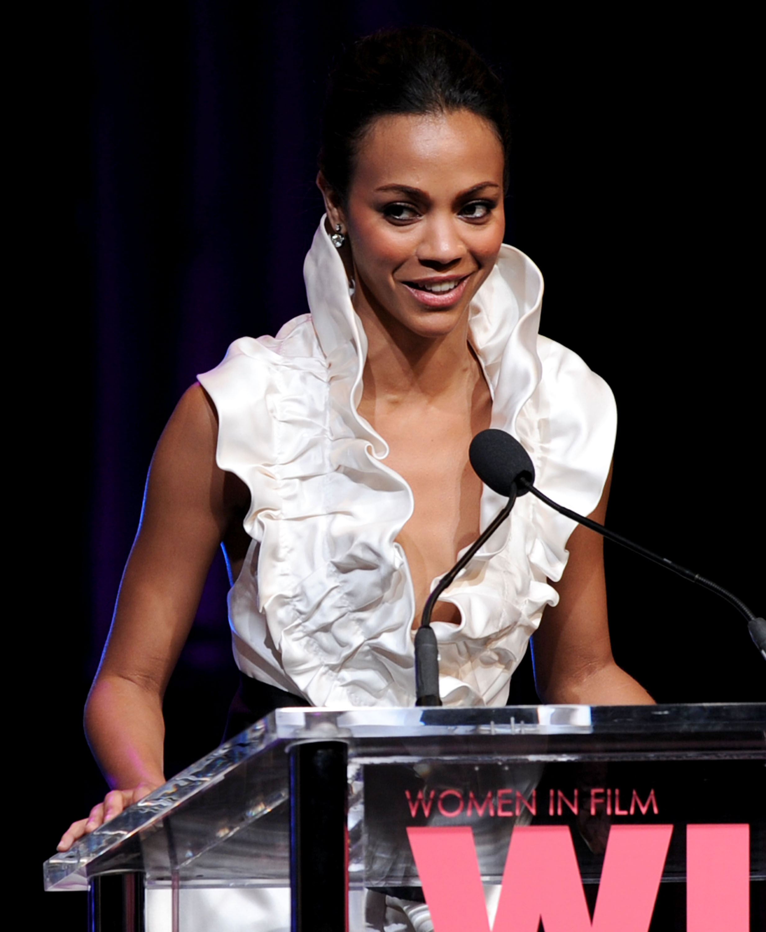 Zoe Saldana - 2010 Women In Film Crystal & Lucy Awards: A New Era - June 1, 2010