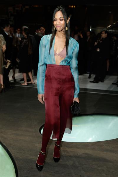 Zoe Saldana - Prada book launch party - Beverly Hills, Nov. 13, 2009  