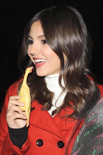 Victoria Justice out and about in New York City 11/28/12 