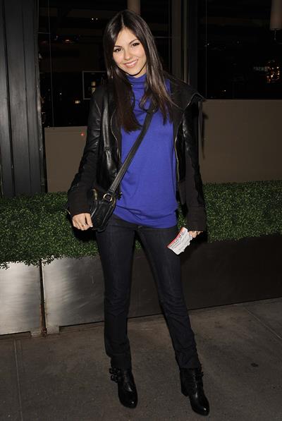 Victoria Justice out and about in NY 10/21/12 
