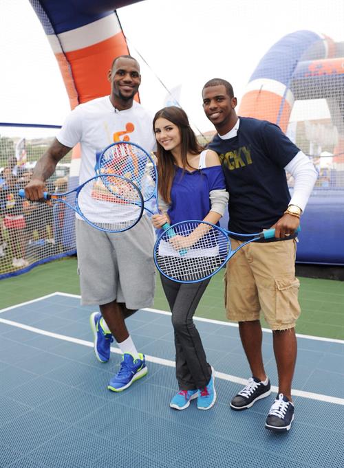 Victoria Justice Worldwide Day of Play event in Washington DC 9/24/11 
