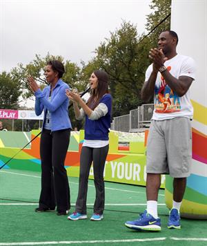 Victoria Justice Worldwide Day of Play event in Washington DC 9/24/11 