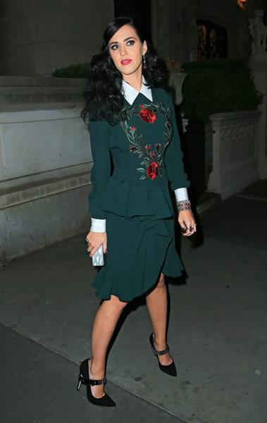 Katy Perry arrives at her secret perfume launch in New York City (May 2, 2013)