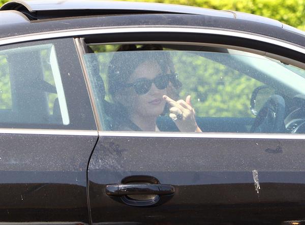 Katy Perry out at the movies with some friends at the Arclight Cinemas in Hollywood August 11, 2012 