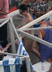 Katy Perry - In a bikini at a hotel pool in Miami July 27, 2012