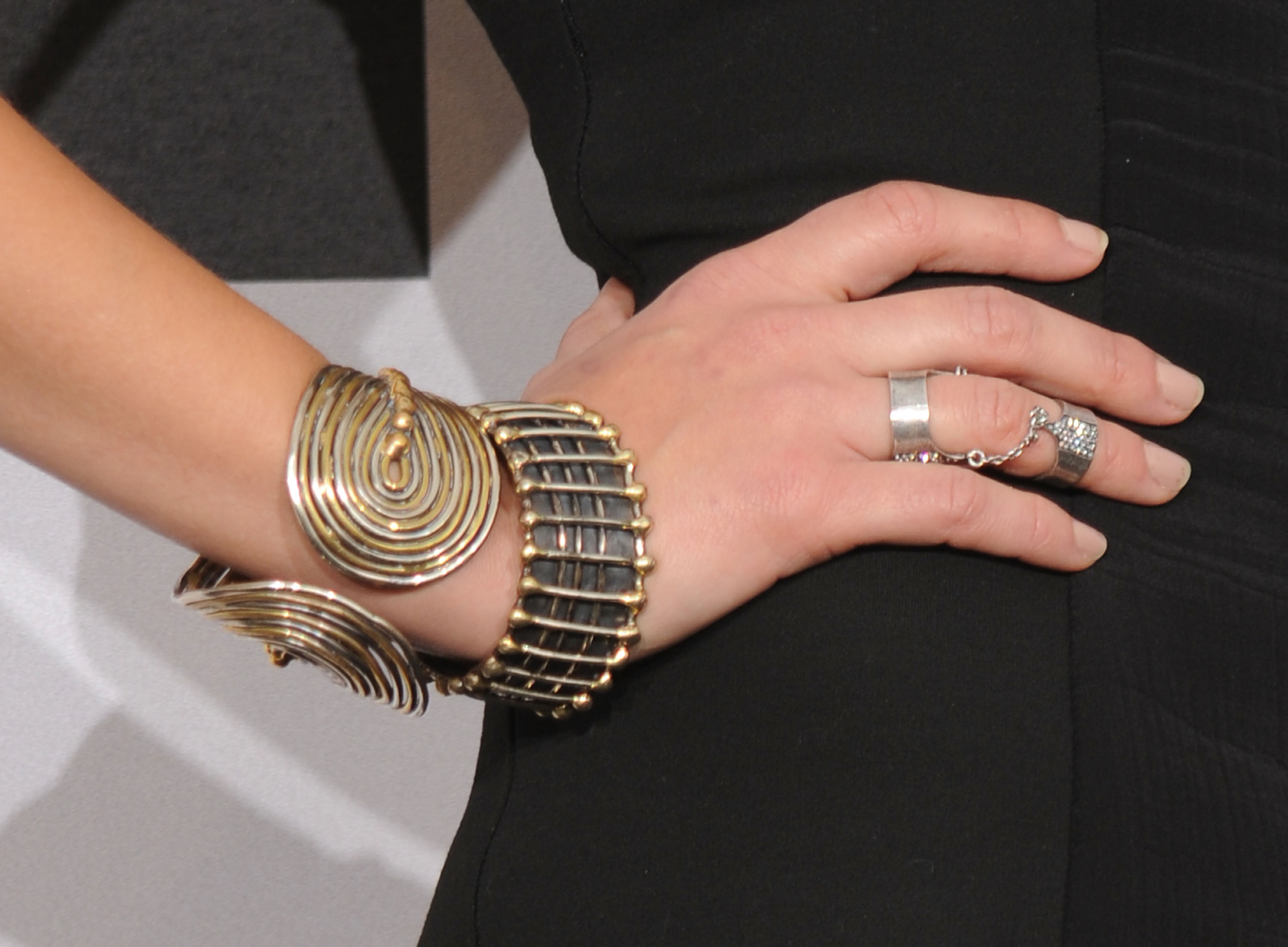 Jessica Alba at the American Music Awards at Nokia Theatre Los Angeles on November 21, 2010