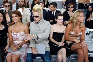 Jessica Alba at Christian Dior show during Paris fashion week 5-7-2010