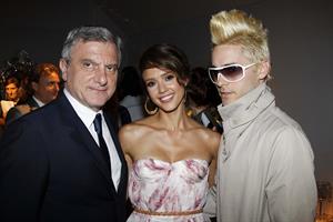 Jessica Alba at Christian Dior show during Paris fashion week 5-7-2010