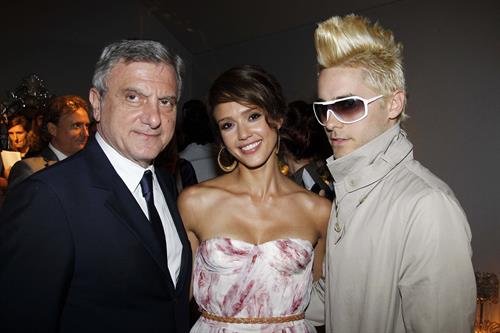 Jessica Alba at Christian Dior show during Paris fashion week 5-7-2010