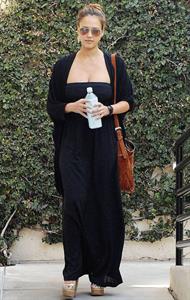 Jessica Alba going to business meeting in Westwood on September 9, 2011