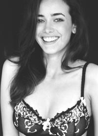 Sarah Stephens in lingerie