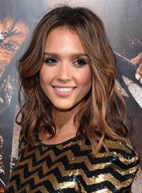 Jessica Alba at the Machete premiere in Los Angeles on Aug 25, 2010 