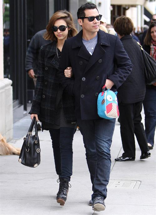 Jessica Alba out for breakfast in Beverly Hills on December 26 