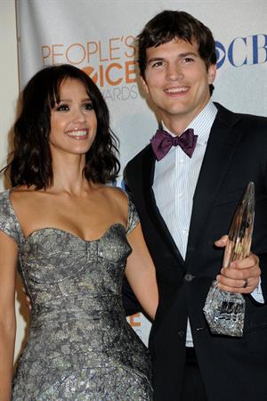 Jessica Alba at the Peoples Choice Awards 2010 held at Nokia Theatre in Los Angeles on January 6, 2010
