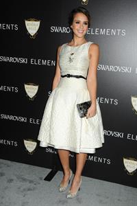 Jessica Alba Swarovski Elements holiday lighting ceremony November 21, 2011 